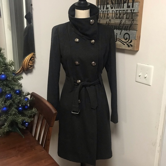 Guess Jackets & Blazers - GUESS Wool Belted Trench✨